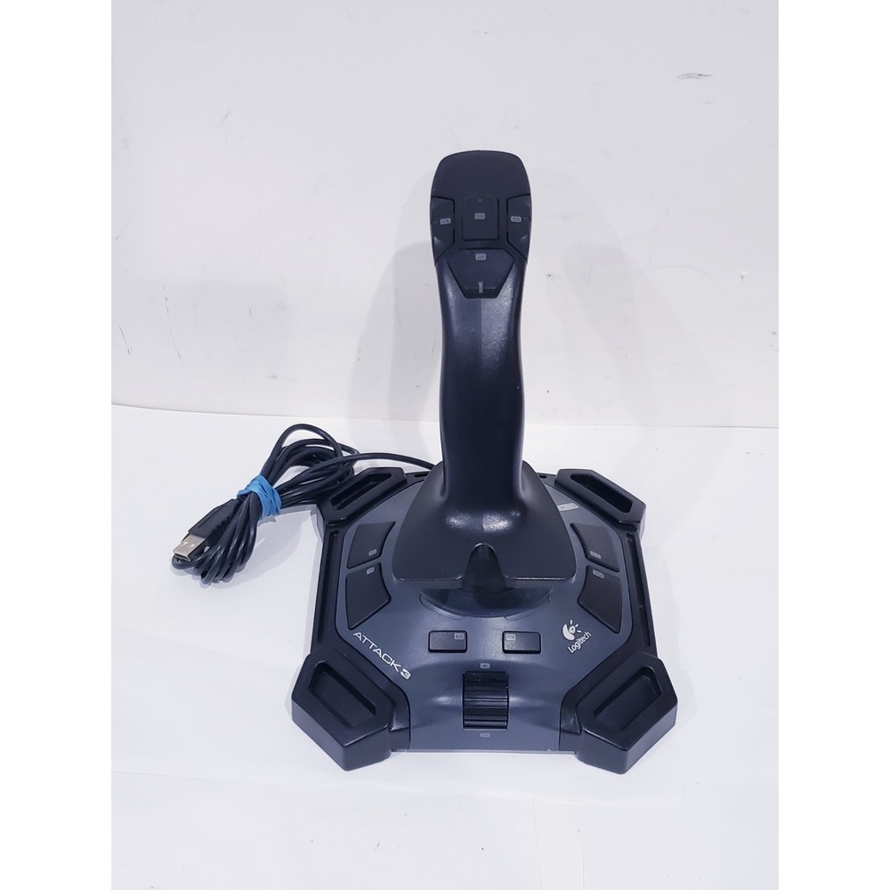 Logitech Attack 3 Joystick USB PC Gaming -Tested & Working